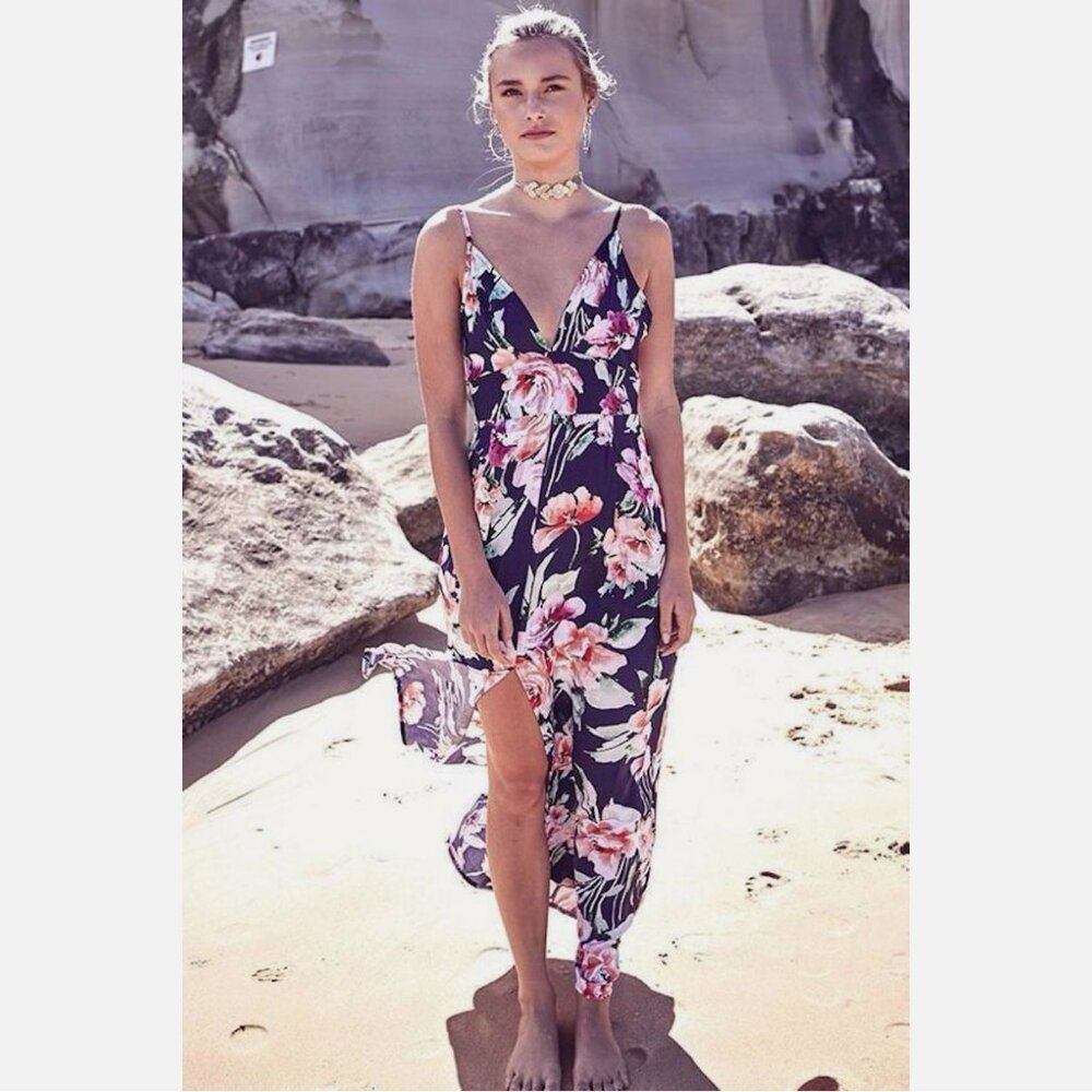 Jaase Monet Floral Print Dress